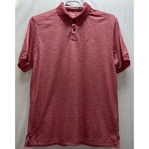 NWOT Men's Tommy Bahama Short Sleeve Wicking Easy Care Polo Shirt Red Large